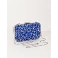 thumbnail image 4 of REMANLAND Women's Satin Evening Clutch, Blue, 4 of 6