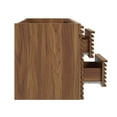 thumbnail image 4 of Vanity Cabinet (Sink not included), Walnut, Wood, Mid Century Hotel Bedroom Bathroom, Modern Contemporary HB34239, 4 of 8