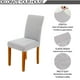 thumbnail image 4 of Fundas elásticas para sillas de comedor – Juego de 4 fundas protectoras universales extraíbles y lavables para asientos de sillas para cocina, ceremonia, boda, banquete, hotel y fiesta, 4 of 5