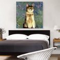 thumbnail image 2 of ARTCANVAS Abyssinian Cat Breed Garden Canvas Art Print - Size: 36" x 36" (0.75" Deep), 2 of 9
