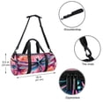 thumbnail image 5 of Dragonfly Gym Bags, Travel Tote, Sports Bag, Yoga Bag - 17.7 Inches Size with Interior Zipper Pocket - Large Capacity, 5 of 6