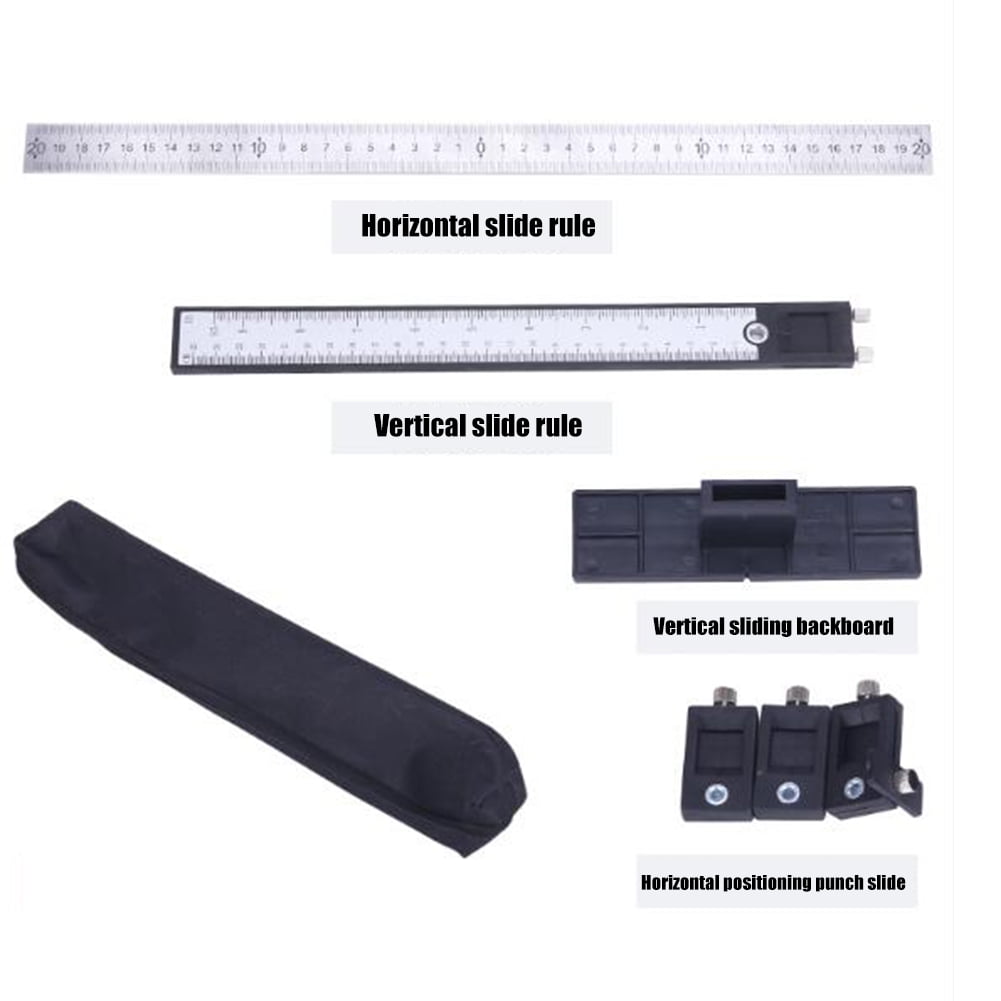 Doweling Templates Jig Tool for Door Drawer Handle Knobs Drill Punch Locator Curyu Cabinet Hardware Jig Adjustable Drill Guide