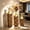 Brown, Gold, variant on TheEshow Black & Gold Leaf Pattern Decorative Iron Floor Flower Vases Set of 3 for Home , LivingRoom, Entryway