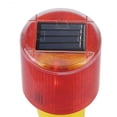 thumbnail image 1 of Xingzhi Solar LED Round Caution Warning Light Traffic Alarm Lamp Light Flash Type B 1Set, 1 of 6