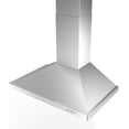 thumbnail image 4 of Streamline 30 in. Bernardo Convertible Wall Mount Range Hood in Brushed Stainless Steel with Baffle Filters, Push Button Control, LED Light, 4 of 9