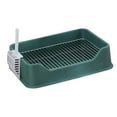 thumbnail image 5 of EHJRE Litter Tray for Small Dogs Indoor Dog Potty Tray Anti Splashing Potty Trainer Green, 5 of 8
