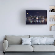Trademark Fine Art Yuppidu Montreal Night Canvas Wall Art - 16x24