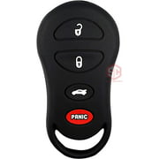 1x New Key Fob Remote 4 Buttons Silicone Cover Fit/For Jeep Dodge Chrysler Plymouth.