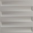 thumbnail image 5 of Ekena Millwork 19 5/8"W x 19 5/8"H Naomi EnduraWall Decorative 3D Wall Panel, Universal Aged Metallic Weathered Steel (12-Pack for 32.04 Sq. Ft.), 5 of 6
