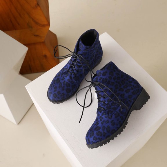 Tejiojio Fall Clearance Autumn And Winter Flowers Color Matching Thick High-heeled Platform Women's Sleeve High Boots