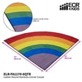 thumbnail image 2 of ECR4Kids Gather Round Rainbow Corner Carpet for Children, Kids' Carpet for School/Classroom/Home, Assorted Colors, 2 of 5