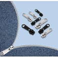 thumbnail image 3 of Reemplazo del deslizador de cremallera de 32 piezas, regalo de reparación de cremallera colgante con tirador de cremallera de metal, 3 of 5