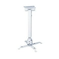 thumbnail image 1 of axGear WHITE Steel Projector Ceiling Mount Bracket LCD DLP Extendable Adjustable 44lbs, 1 of 8