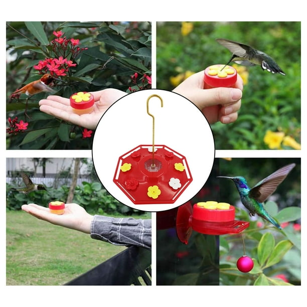 Alimentador de colibrí CUTICAT a prueba de ardillas 8 Puertos