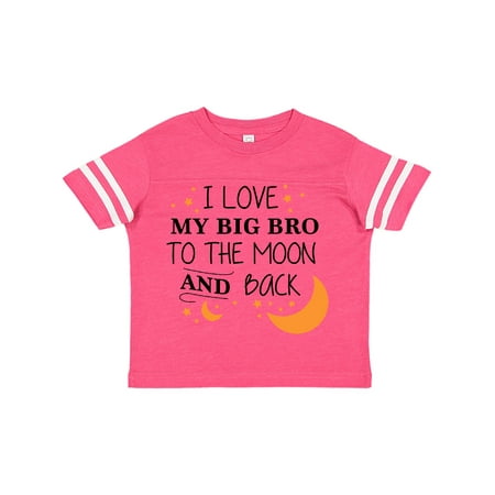 

Inktastic I Love My Big Bro To The Moon and Back Gift Toddler Boy or Toddler Girl T-Shirt