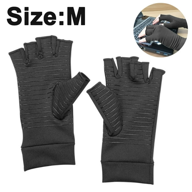 Arthritis Gloves for Women & Men, Fingerless Gloves, Best Copper Gloves