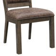 thumbnail image 5 of Pemberly Row Dining Side Chair in Brown Wood Finish by Pemberly Row, 5 of 7