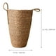 thumbnail image 2 of Flower Decorative Pot a mano Canasta de almacenamiento de flores hecha a mano Cantaje de tejido de paja, 2 of 6