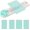 Green, variant on Paper Cutter,4-in-1 Paper Trimmer,Photo Cutter,Multi-Function Scrapbooking Tool with Dial Blades of Straight,Wave,Perforated,Creasing for Cutting Paper,Coupons,Postcards,Card (Pink)