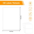 thumbnail image 4 of 50 Pcs Large Labels For Storage Bins, 6 X 4 Inch Removable Labels for Storage Bins, Tear Resistant No Residue Storage Bin Labels, Matte White Blank Box Labels for School, Home, Business, 4 of 8