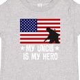 thumbnail image 4 of Inktastic Military Uncle is My Hero Us Flag Boys or Girls Baby T-Shirt, 4 of 5
