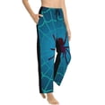 thumbnail image 2 of Daiia Spider And Cobweb Women's Sleep Pant with Pockets and Drawstring,Pajama Pants-X-Large, 2 of 9