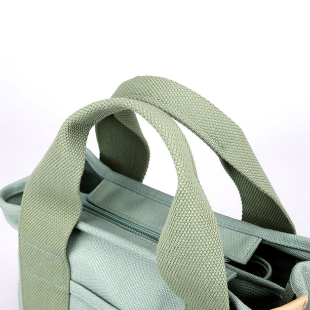 Bolso multi de capacidad grande NikouMX Lona Caqui Verde Azul Negro Rosa 30 × 21 × 15 cm 280 g 380 g