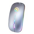 thumbnail image 3 of Wisewang Portable Wireless Silent Computer Mouse Rechargeable Mouse PC Laptop Accessories metal gray 1Set, 3 of 6
