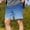 A_ Light Blue, variant on Men's Summer Gradient Color Block Shorts, 5 Inch Length, Lightweight Beach Vacation Casual Shorts Blue S