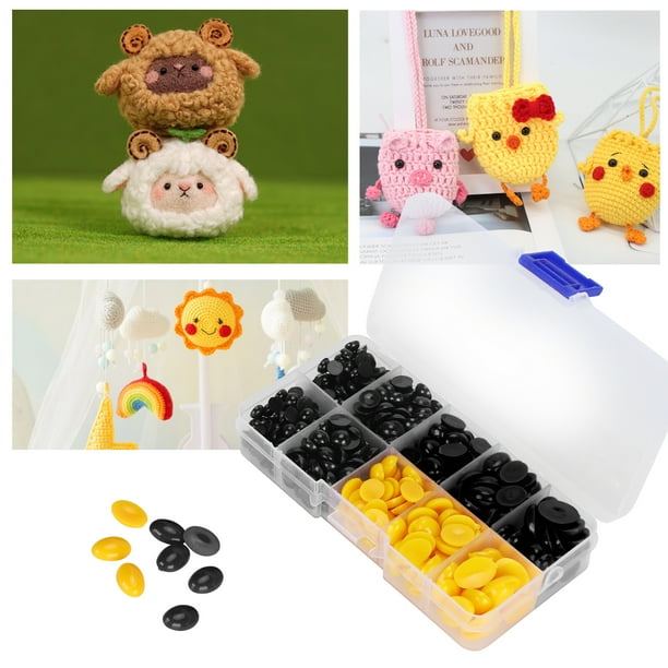 EOTVIA Teddy Bear Eyes Noses, Toy Eyes Noses Exquisite For Stuffed