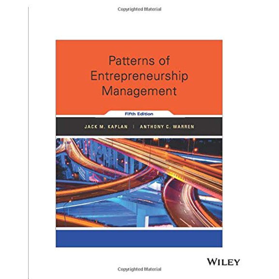 Pre-Owned Patterns of Entrepreneurship Management (Paperback) 1119355281 9781119355281