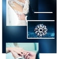 thumbnail image 6 of Sterling Silver Round Synthetic Moissanite Ring, D-E Color, 1 Carat Equivalent, 0.65cm Stone, Gift Box Included, 6 of 6