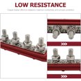 thumbnail image 3 of MasteelfCA Barre de Bus Marine Barre de Bus Bloc de Distribution 4 Broches Blocs de Distribution de Puissance, 3 of 8