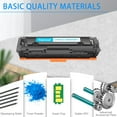 thumbnail image 5 of NineLeaf High Capacity Compatible Toner Cartridge Replacement for HP201X CF401X work for Color Laser Jet MFP M277dw M252dw M277n M277c6 Printer (Cyan,2 Pack), 5 of 8
