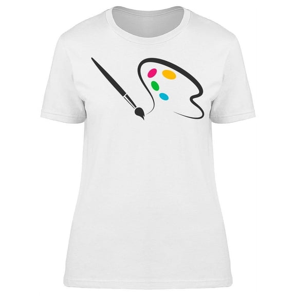 Paint Logo T-Shirt Women -Image by Shutterstock, Female x-Large