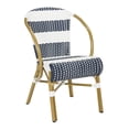 thumbnail image 4 of Safavieh Sarita Outdoor Striped Side Chair, Set of 2 - Navy/White, 4 of 9
