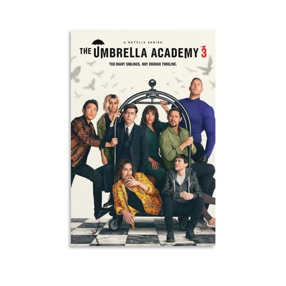 The Umbrella Academy TV Drama Poster (3) Painting On Canvas Wall Art Poster Scroll Picture Print Living Room Walls Decor Home Posters