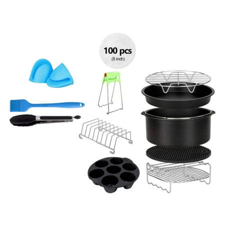 

8 fryer Accessories Kits Skewers Rack Cupcake Oil Brush 2 package 2