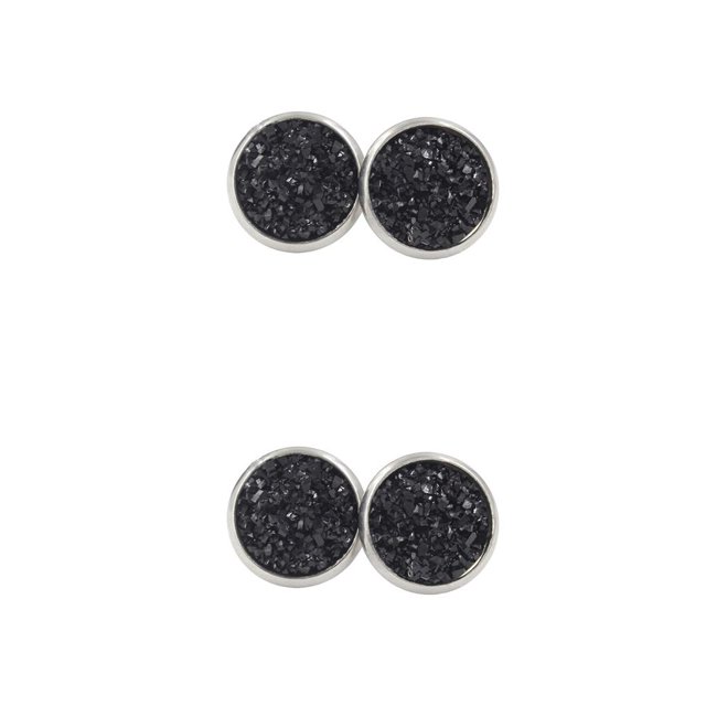 Qarigey Pendientes simples brillantes llamativos gotas para los oídos joyería antisensibilidad diamantes de imitación incrustaciones ligeros Type2 NO2
