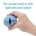 thumbnail image 4 of 2PCS Smileyballs Pre-cut Walker Tennis Ball Glides (Blue), 4 of 6