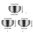thumbnail image 3 of Heavy Duty Mirrored Finish Bowl Ideal For Daily Meals And Special Event Elegant Tableware Dishwasher Safe Dinnerware, 3 of 9