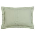 thumbnail image 4 of Better Trends Standard Sham Pillowcase For Standard Bedspread 100% Cotton 1 Pack 21" x 27" Ultra Soft Waffle Weave Medallion Design Decorative Case Covers for Bed Heirloom Collection (Sage), 4 of 5