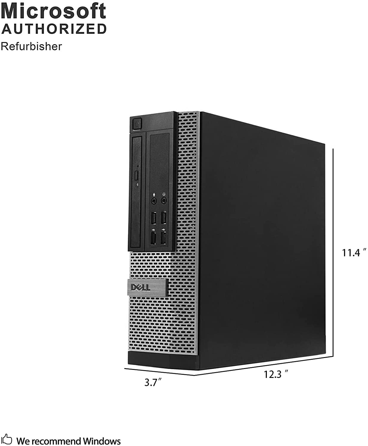 Dell Optiplex 9020 Small Form Factor Desktop with Intel Core i7-4770 Upto  3.9GHz, HD Graphics 4600 4K Support, 32GB RAM, 1TB SSD, DisplayPort, HDMI, 