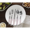 thumbnail image 4 of French Home  Laguiole 20 Piece Stainless Steel Flatware Set, Service for 4, Petal Pink, 4 of 5