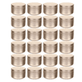 thumbnail image 1 of 24 Pcs Candle Jar Decorative Labels Empty Storage Tins Candle Tin Can Candlestick Holders Round Tin Containers, A, 1 of 7