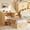 Farmhouse Twin Natural, variant on Twin Murphy Bed with Built-in Charging Station, Space-Saving Murphy Bed Chest Twin with Drawer, Foldable, for Home Office Guest Room Bedroom White