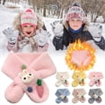 thumbnail image 3 of WIFKLSIIPG Autumn and Winter New Boys and Girls Rabbit Radish Scarf Imitation Rabbit Plush Cartoon Suitable for 0 to 10 Years Old Children'S Scarf, 3 of 7