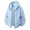 Light Blue, variant on Summer Hoodie for Men Long Sleeve Solid Color Zipper Pocket Casual Jacket Plus Size Save 65% Instantly!