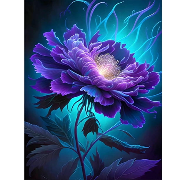 Cuadros Decorativos 5D bricolaje taladro redondo completo diamante pintura flor Kit hogar decoración arte artesanía DQrwqpou Nuevos Originales