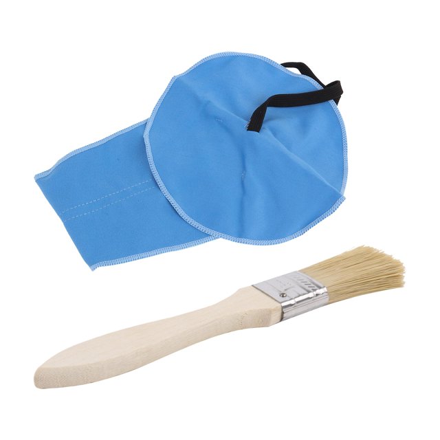 Paño de Microfibra Yuxing para Saxofón y Pincel Plano de 1 Pulgada con Mango de Madera Engrosado